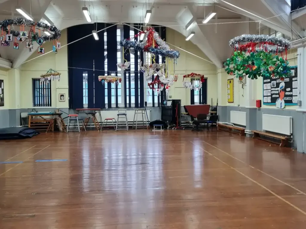 Upstairs Hall, Bruce Grove Primary School