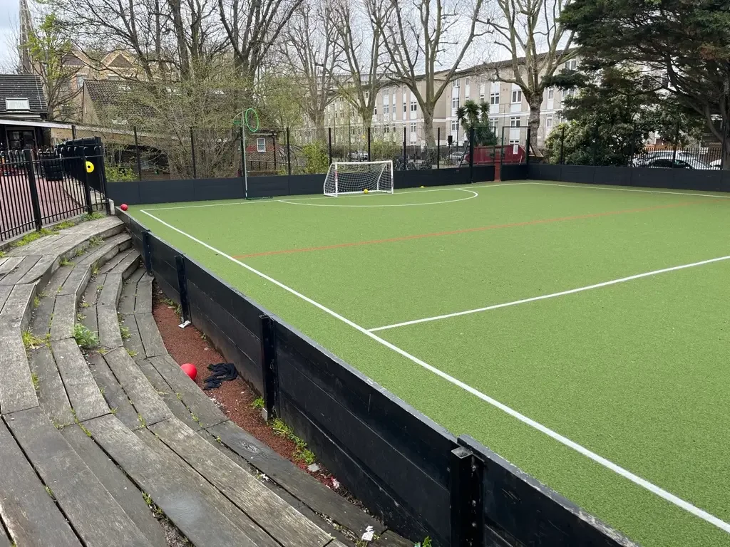 Back Artificial Football Pitch