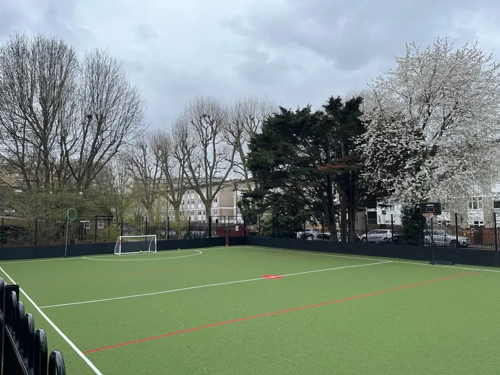 Back Artificial Football Pitch