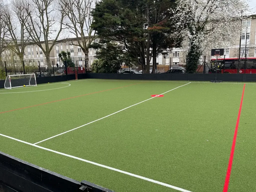 Back Artificial Football Pitch