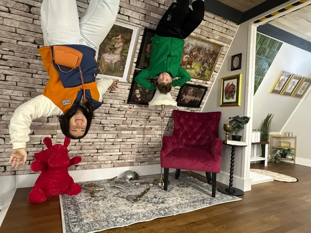 Upside Down House Cardiff Attraction