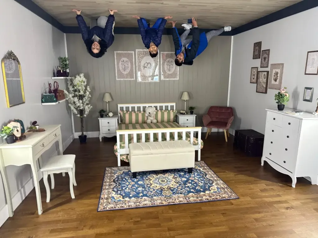 Upside Down House Cardiff Attraction