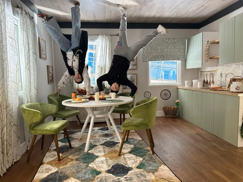 Upside Down House Cardiff Attraction