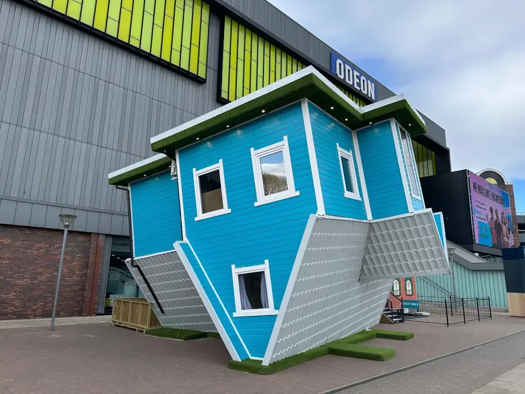 Upside Down House Metrocentre Attraction