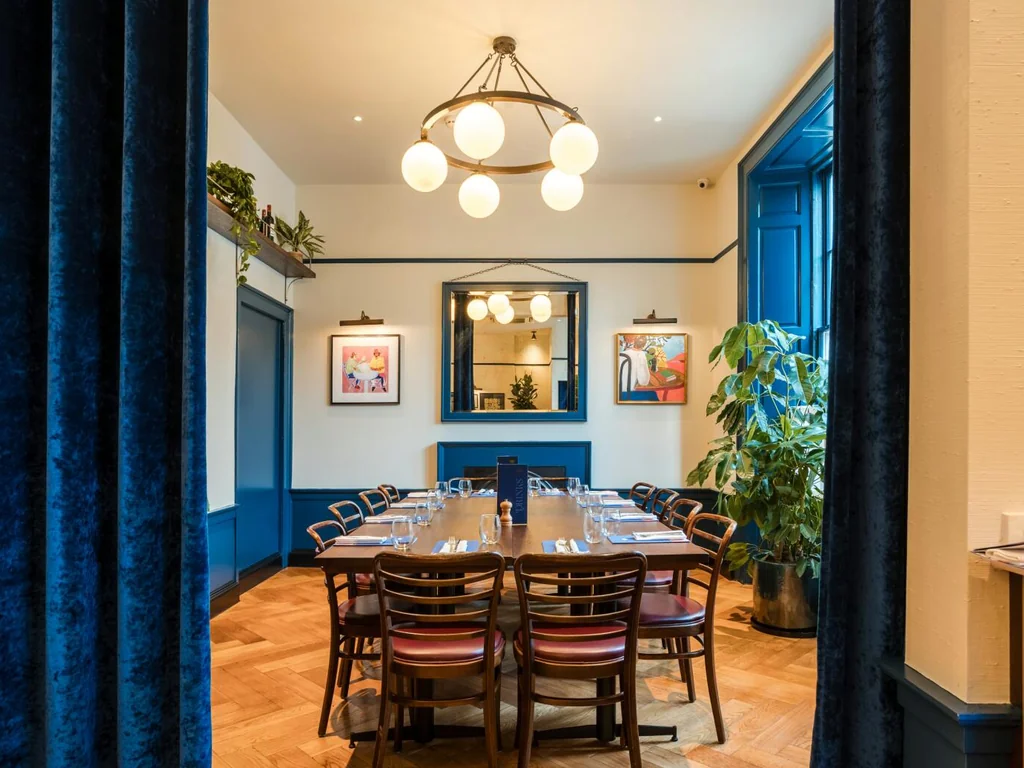 Private Upstairs Dining Room (Curtained)