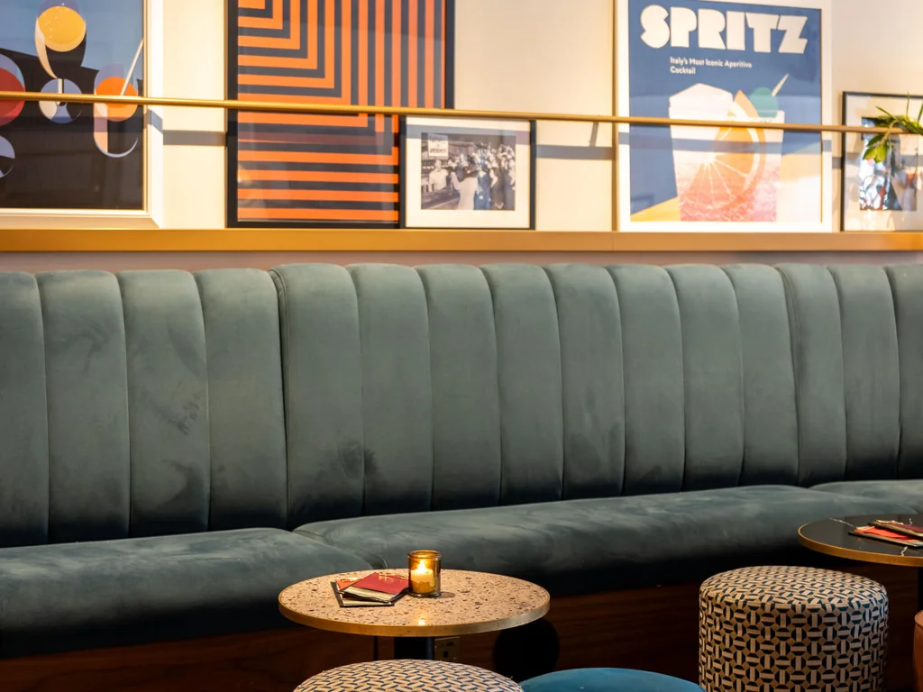 Green Sofa Area