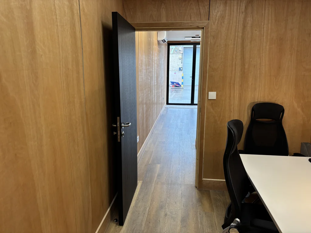 Small container office at Gunnery Terrace, Royal Arsenal
