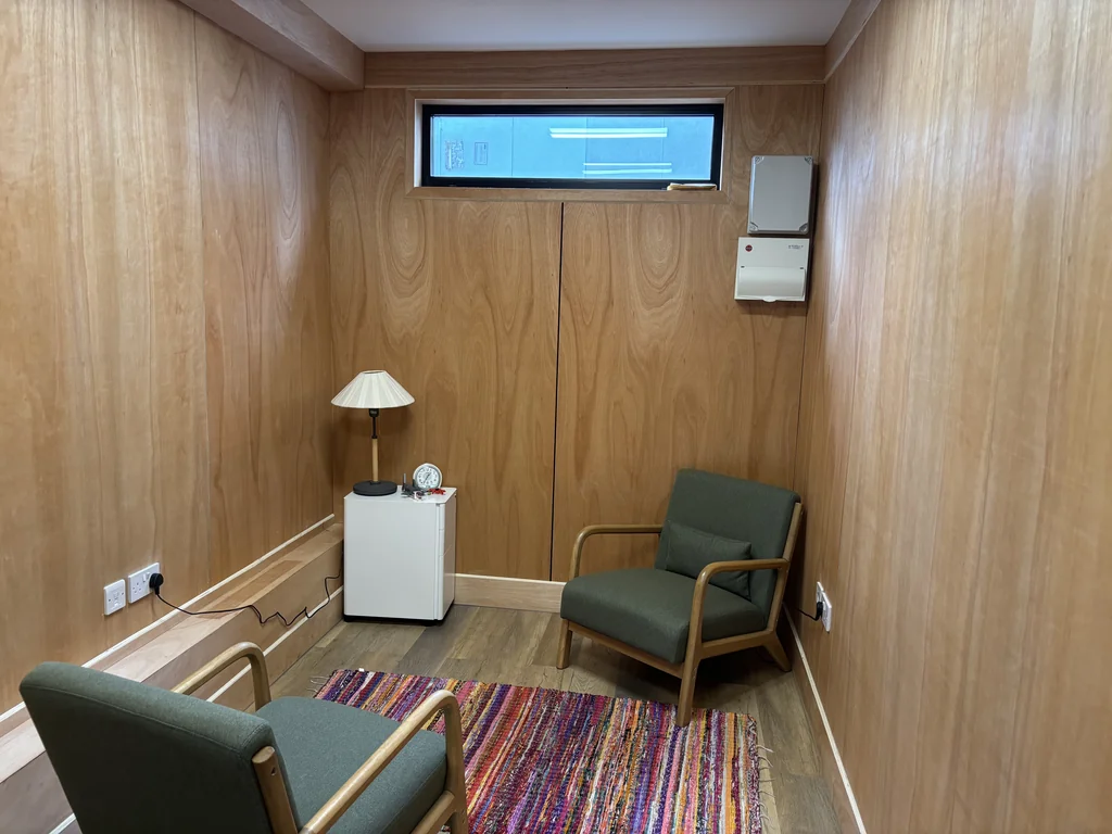 Small container office at Gunnery Terrace, Royal Arsenal